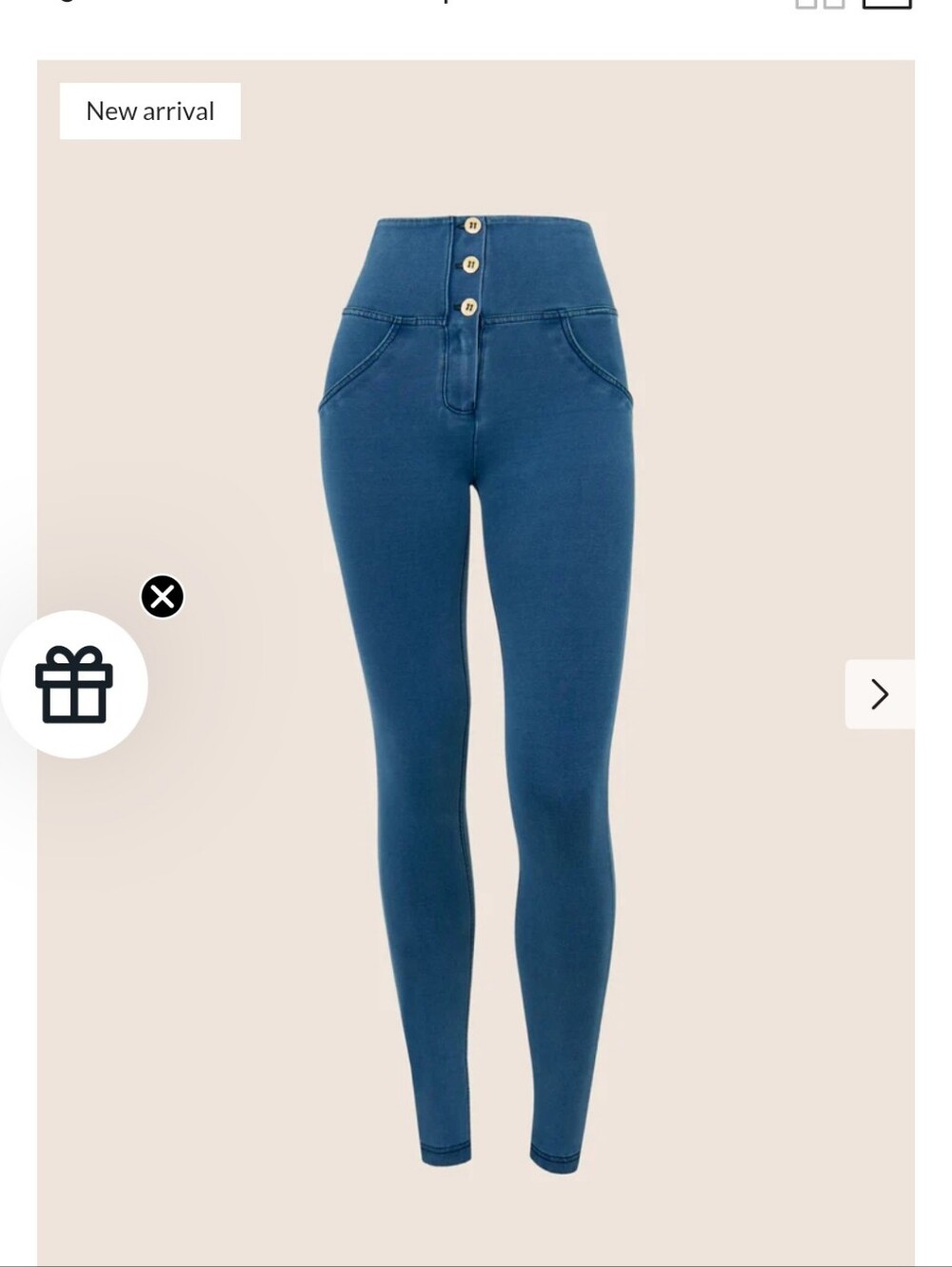 Freddy Super Skinny High-Waist Blue Women’s Jeggings